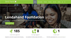 Desktop Screenshot of lendahand-foundation.org