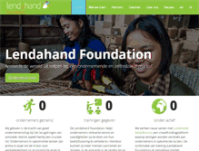 Tablet Screenshot of lendahand-foundation.org